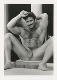 Steve Kelso Flirty Playful Hunk 1994 Colt Studio/Jim French 5x7 Gorgeous Hairy Beefcake Gay Photo J15568
