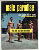 Male Paradise V1#1 Vintage Gay Nudist Magazine 1969 Wyngate & Bevins 48pgs Beefcake Physique Nude Men M4031