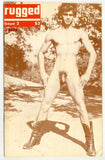 Rugged #2 Vintage Gay Male Physique Magazine 1967 Cowboy Beefcakes 36pgs DSI Publ. M40372