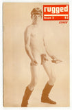 Rugged #3 Vintage Gay Male Physique Magazine 1967 Outlaw Biker Beefcakes 36pgs DSI Publ. M40374