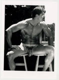 Max Schling 1990 Serious Stare Beefcake RIP Colt 5x7 Moustache Jim French Gay Nude Photo J16024