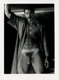 Max Schling 1990 Tall Tan Hairy Beefcake RIP Colt 5x7 Moustache Jim French Gay Nude Photo J16051
