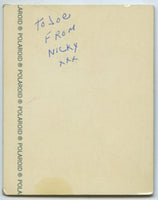 Nicki, Over 50 Mature Woman w/Wedding Ring 1960 Married Older Female Bouffant Hair Polaroid w/Love Note Q8931