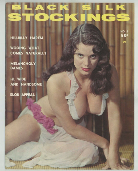 1960s Stockings Porn Magazine - Black Silk Stockings 1959 Nude Pinup Magazine 44pg Nylons High Heels M â€“  oxxbridgegalleries