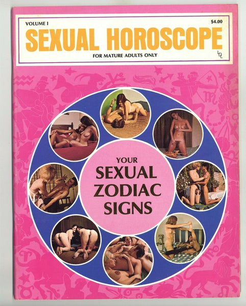 Sexual Horoscope 1974 Lillian Parker 64pg Astrology Sex Vintage Porn M10674