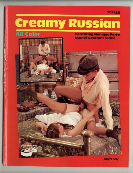 Monique Perry & Blake Palmer 1983 Creamy Russian 68pg Hard Vintage Porn M10486