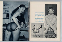 Tattoo Woman 1961 Body Art 80pg Stockings Kick Off V1#1 Nylons Legs Feet M10130