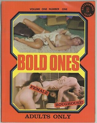 Bold Ones V1 #1 John Holmes 1970 Jaybird 64pgs Hot Hippie Girls Lesbians M4696