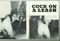 Cock On A Leash 1976 Aggressive Hotwife  Cuckold 44pg FemDom Woman Smut M8735
