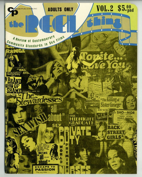Reel Thing 1972 Calga Ed Wood Orgy Of The Dead 64pg Sexploitation Cinema Hippie