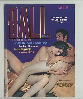 Ball #4 Golden State 1971 Porn Magazine 64pg Hard Hippy Sex VF Beaver M4457