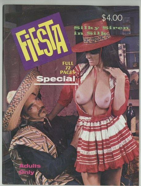 Fiesta #1 Mexploitation Porn 1972 Cabrito Western 72pg Rare Sexploitation Cinema
