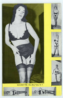 Black Nylons & High Heels 1959 Stockings Legs Garters Vintage M10158