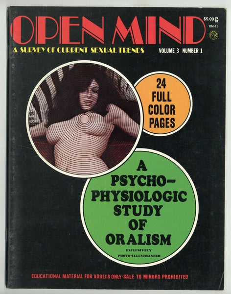 Tina Russell w/ Real Life Husband 1973 Eros Goldstripe 48pg Psychedelic Porn Sex