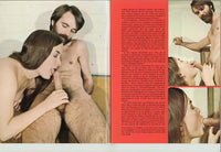 Tina Russell w/ Real Life Husband 1973 Eros Goldstripe 48pg Psychedelic Porn Sex