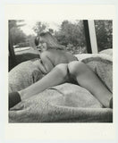 Delightfully Happy Female Spreading Legs 1983 Naughty Smile 8x10 Original Nude Photo J7259