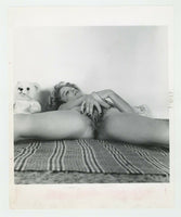 Hairy Female Spread Pussy 8x10 Original Photo 1987 Busty Boobs Parliament J7265