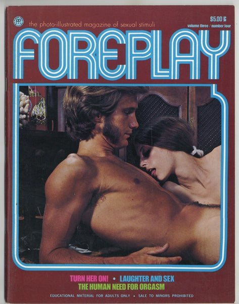 Vintage Hippy Porn 1973 Foreplay Parliament 64pg All Hairy Women Beaver Hard Sex M10623