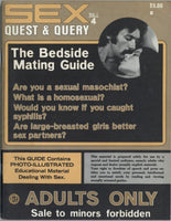 Rene Bond 1971 Sex Quest & Query #4 Anal Porn 68pg Parliament M20021