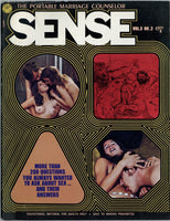 Sense 1972 Parliament 64pg Vintage Hard Hippie Sex Hairy Women M20042