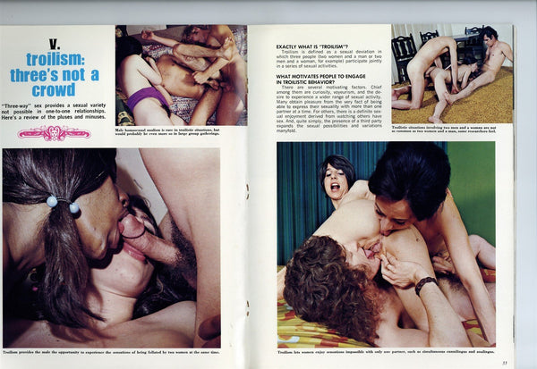 Troilism Sex Porn - Sense 1972 Parliament 64pg Vintage Hard Hippie Sex Hairy Women M20042 â€“  oxxbridgegalleries
