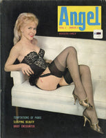 Angel V1 #2 Vintage 1963 Pin up Magazine 72pgs Solo Women Stockings Legs M20101