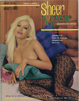 Sheer Magic V1 #1 Comet Publications 1965 Magazine Hot Pinups Leggy Women 52pgs Long Legs Stockings M20107