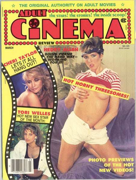 Adult Cinema Review 1990 Tori Wells Heddy Allen 12p Film 100pg M20137