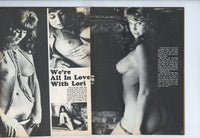Men's Digest 1975 Long Leggy Women 84pgs Hairy Hippie Women Porn 20148