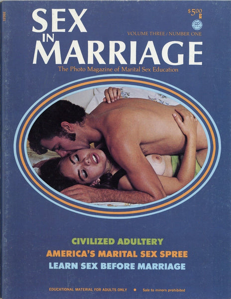 Sex In Marriage V3#1 Parliament 1972 Hardcore Magazine Anal Sex 64pgs M20214