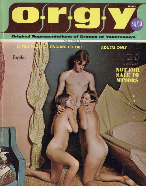 Orgy V1 #1 Sexploitation Graphic Novel 1969 Calga Pendulum 72pg Ed Wood? Psychedelic Hippie Porn Franz Von Bayros M20231