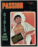 Golden State News 1972 Passion Girls V1#2 Beautiful Solo Girls 64pg Vintage Porno M20243