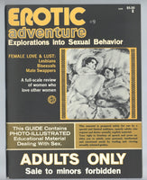 Erotic Adventure #9 Vintage Centurian Press 1972 Hard Sex Swingers Lesbians 68pg M20280