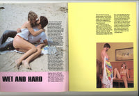 Wet & Hard 1980 Swedish Erotica 32pg Petite Blond BWC Hard Sex M20646