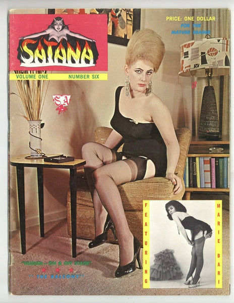 Satana 1963 Selbee Stockings Heels 72pg Long Legs Nylons Black Silk M10396