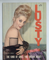 Lusty V1#2 Elmer Batters 1960 Stockings Nylons 64pg Big Bouffant Hair Legs 20618