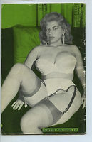 FABULOUS SHERRI LYNN #1 Dawson 1950 Pin-Up Mag Garter Nylon Stockings Breasts