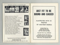 Just Fit To Be Bound And Gagged 1960 Vintage BDSM 64pg Mutrix Corp Publication Female Domination M21120