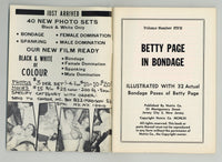 Betty Page In Bondage Vintage 1970s BDSM All Betty 64pg M21121