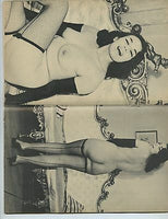 Grogeina Moore 1950  England's Top Model Magazine Garters Sheer Nylon Georgina Hose