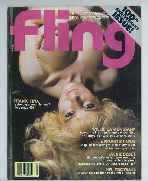 Fling May 1979 Titanic Tina AKA Tina Small 72pg Busty Big Boobs M21187