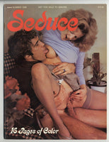 Seduce #1 Hard Hippie Sex 1979 Marquis 64pg Hairy Women M21222