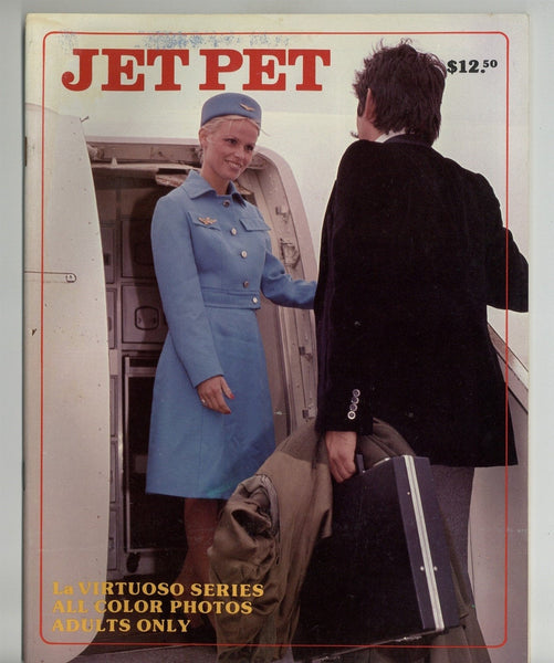 Hot Blonde Stewardess 1978 Connoisseur Jet Pet 40pg Quality Porn M21229