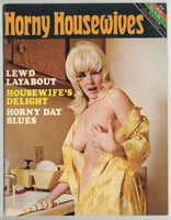 Horny Housewives V6 #1 Eros Goldstripe Satyr 1975 Vintage Adult Magazine 56pg M21337