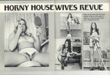 Horny Housewives V6 #1 Eros Goldstripe Satyr 1975 Vintage Adult Magazine 56pg M21337