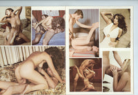 Tina Russell, Serena 1978 Amour Vintage Hard Sex Magazine 32pg Group Sex Hippies All Color M21370