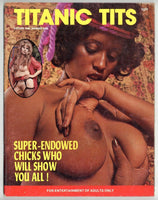 Titanic Tits V1 #1 Vintage 1972 Magazine 48pg All Big Boobs Busty Females M21384