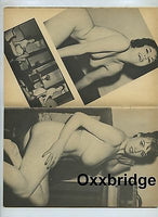 LES GIRLS MAGAZINE #1 GLO-MAR 1950 Nude Pin-Up Magazine Nylons Garters Stockings