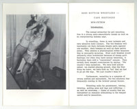 Bare Bottom Wrestlers 1971 Satellite Publication 68pg Catfight Stockings M21419