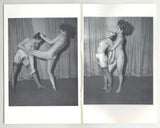 Bare Bottom Wrestlers 1971 Satellite Publication 68pg Catfight Stockings M21419